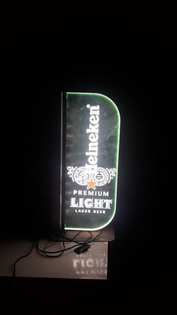 Heineken neon light
