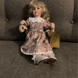 Vintage Porcelain Doll