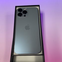 iPhone 13 Pro Max Sierra Blue 128GB Fully Unlocked 