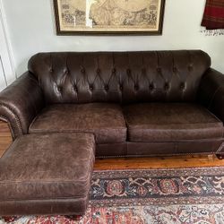 Free Large Leather Couch Sofa