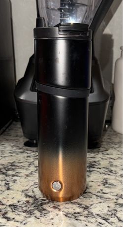 New never used STARBUCKS Tumbler 16oz Copper Black Ombre Travel Mug Stainless Snap Lid Hot Cold