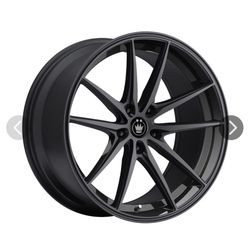 19” Gloss Black Konig Oversteer Wheels for sale | Wheel bolt pattern - 5x114.3