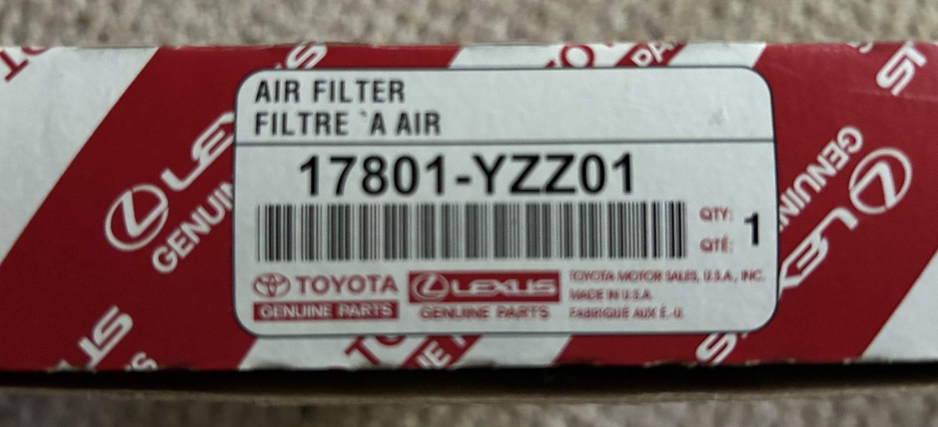 Engine and Cabin filter