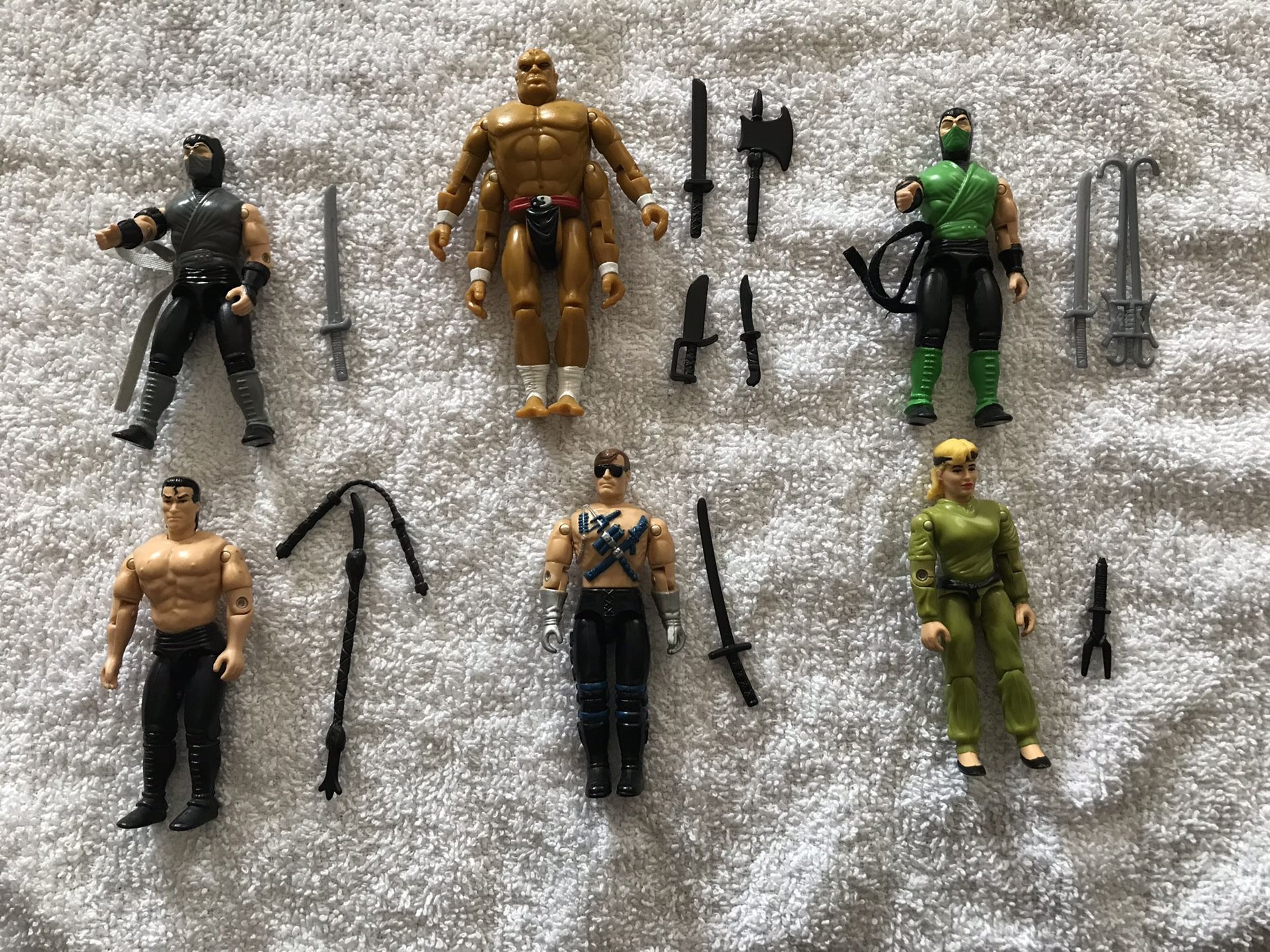 Vintage Mortal Kombat GI Joe Figures for Sale