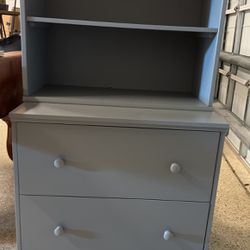 2-Piece Set Of Drawers and shelves