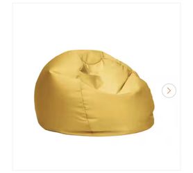 Yellow Bean Bag Comfy Chair for All Ages