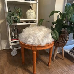 Fluffy Accent Stool