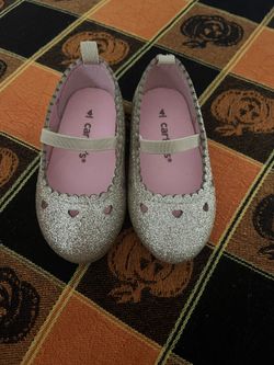 Carter’s, Flats, Gold Glitter, 4C