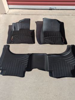 WeatherTech Black Floor Mats Full Set