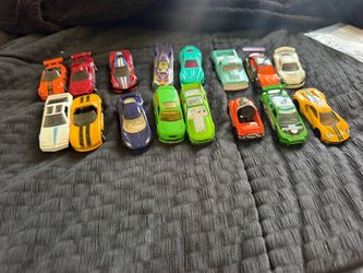 Opened hotwheels toys