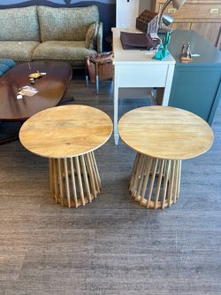 VARIETY of NEW Side Tables / Round / Nesting!