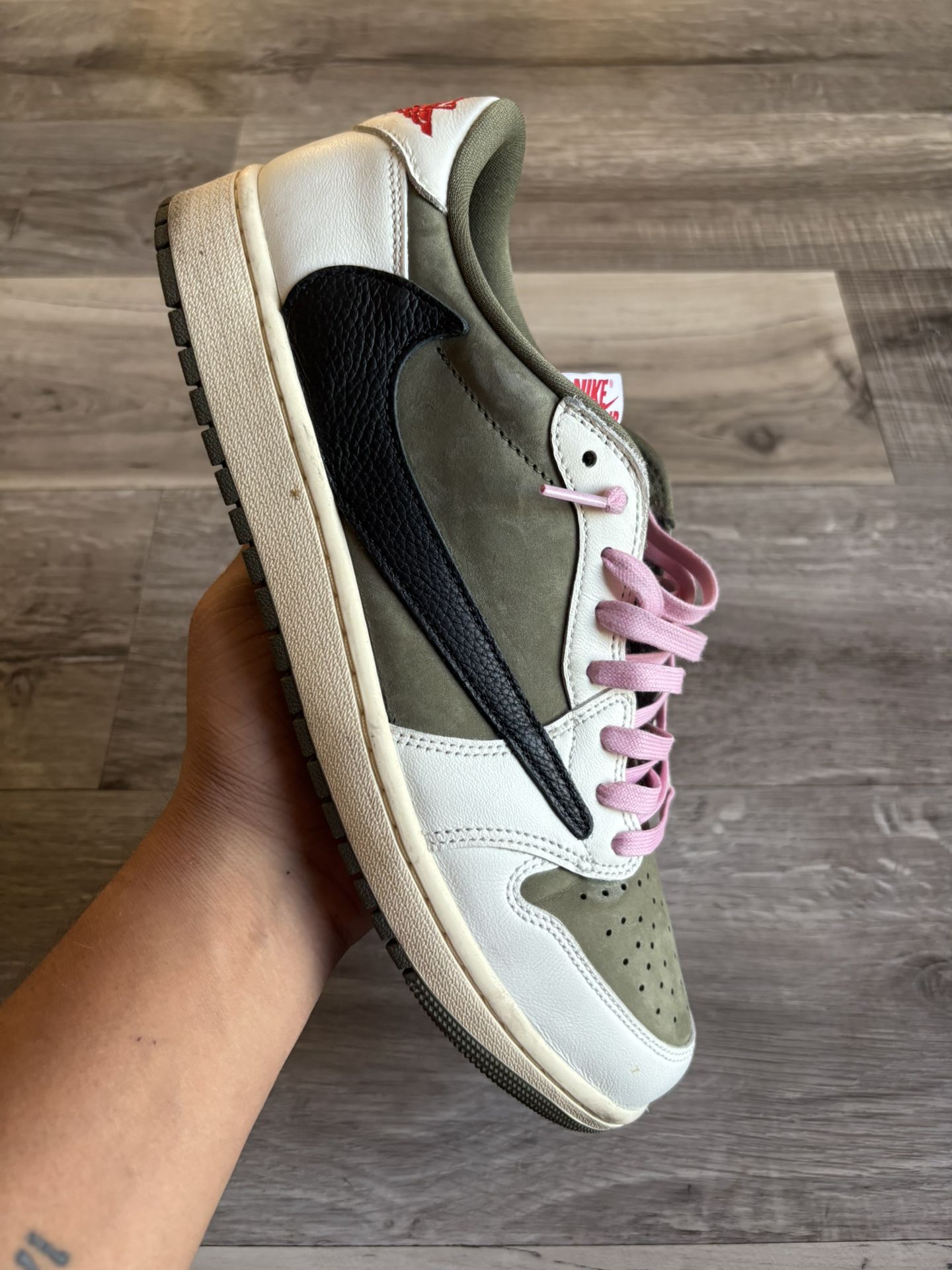 π₯ Air Jordan 1 Low Travis Scott Olive (2024 Release) β Size 12 (With Box