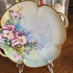 Antique Flower Plate
