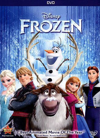 Disney FROZEN animated movie DVD - disc only. Excellent