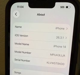 iPhone 14 with case basically brand new