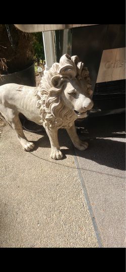 Lion statue $350 obo