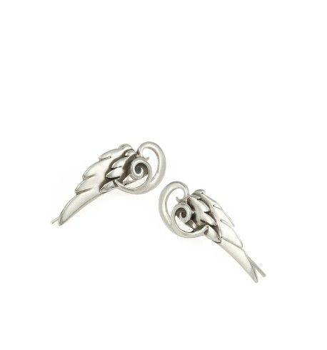 925 Wing Crawler Earrings