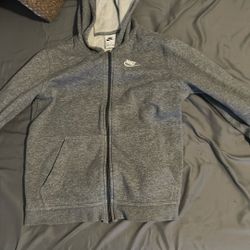 Grey Nike Zip Up