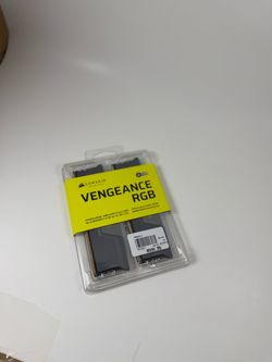 Corsair Vengeance RGB 32GB (2x16GB) Black DDR5 6000MT/s RAM CL 36-44-44-96 BRAND NEW