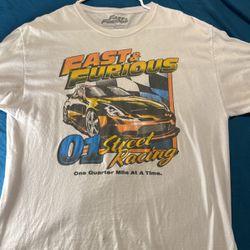 Fast And Furious Graphic T Shirt  Sz L