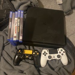 Ps4 With Two Controllers 5 Games 