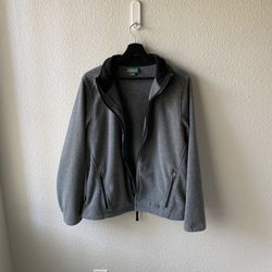 L.L. Bean Polartec Full Zip Fleece Jacket Gray Women’s Large