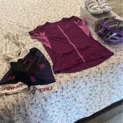 Biking Gear Purple - XL Womens