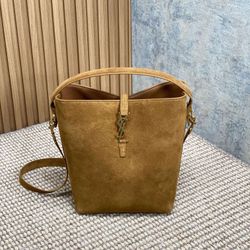 YSL small suede hobo bag 