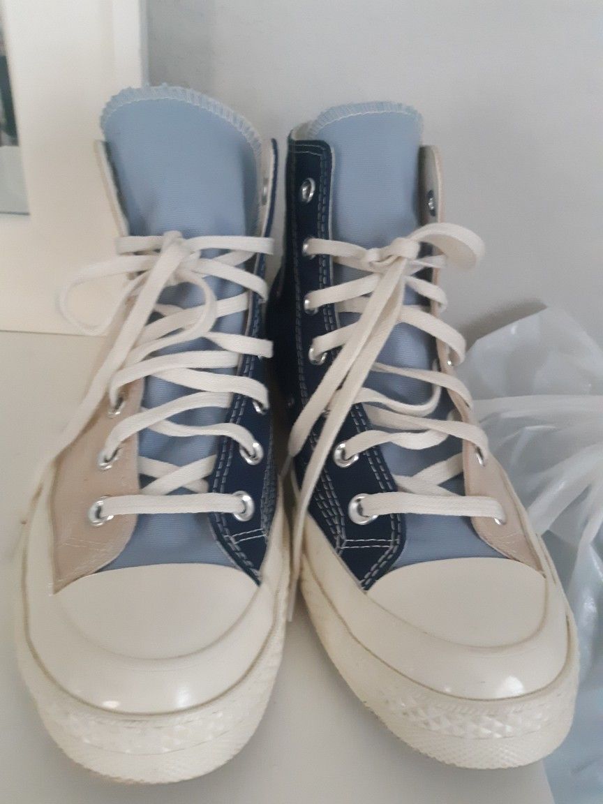 BASICALLY NEW Converse High Top Sneakers, Worn Twice, Size 8, $75 OBO