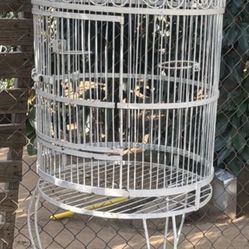 Bird cage Needs Painting Still Good 