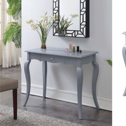 Modern High Quality Grey French Provence New Desk/Vanity