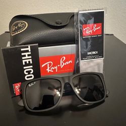 Rayban Justin Sunglasses New In Box