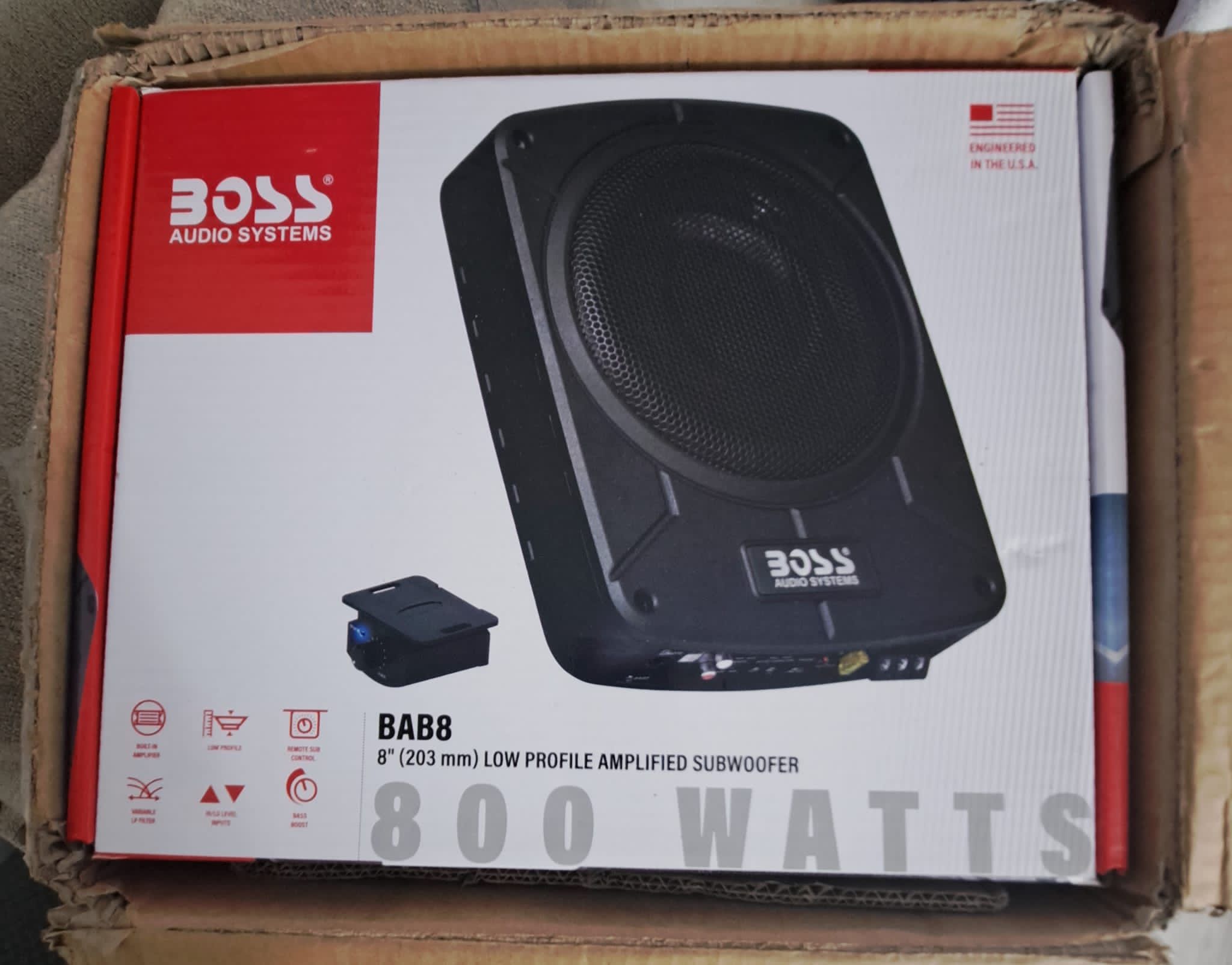 Boss Amplified Subwoofer