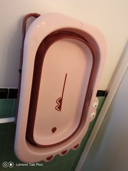 Portable  Foldable Baby Bath Tub, Gently Used $30 OBO
