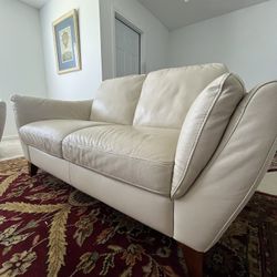 Natuzzi Leather Sofa Set