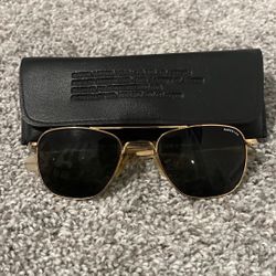 Randolph Pilot Style Sunglasses 