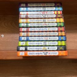 12 Books Of Diary Of Wimpy Kids
