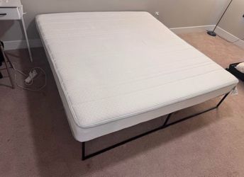 penn state student grad sale: King Size Bed Frame + Mattress