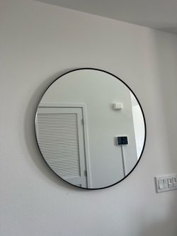 Round IKEA mirror