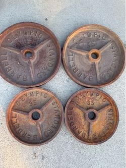 VINTAGE Skinny Script Olympic Weights