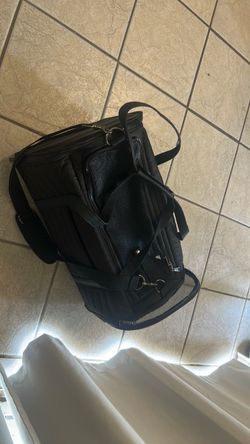 Black Soft-Sided Pet Carrier Bag