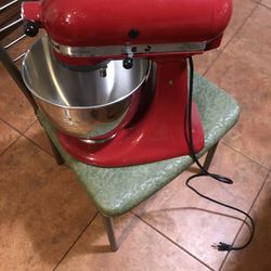 Red Kitchen aid Mixer 