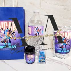 Party Favors Custom Spacejam Birthday Stickers 