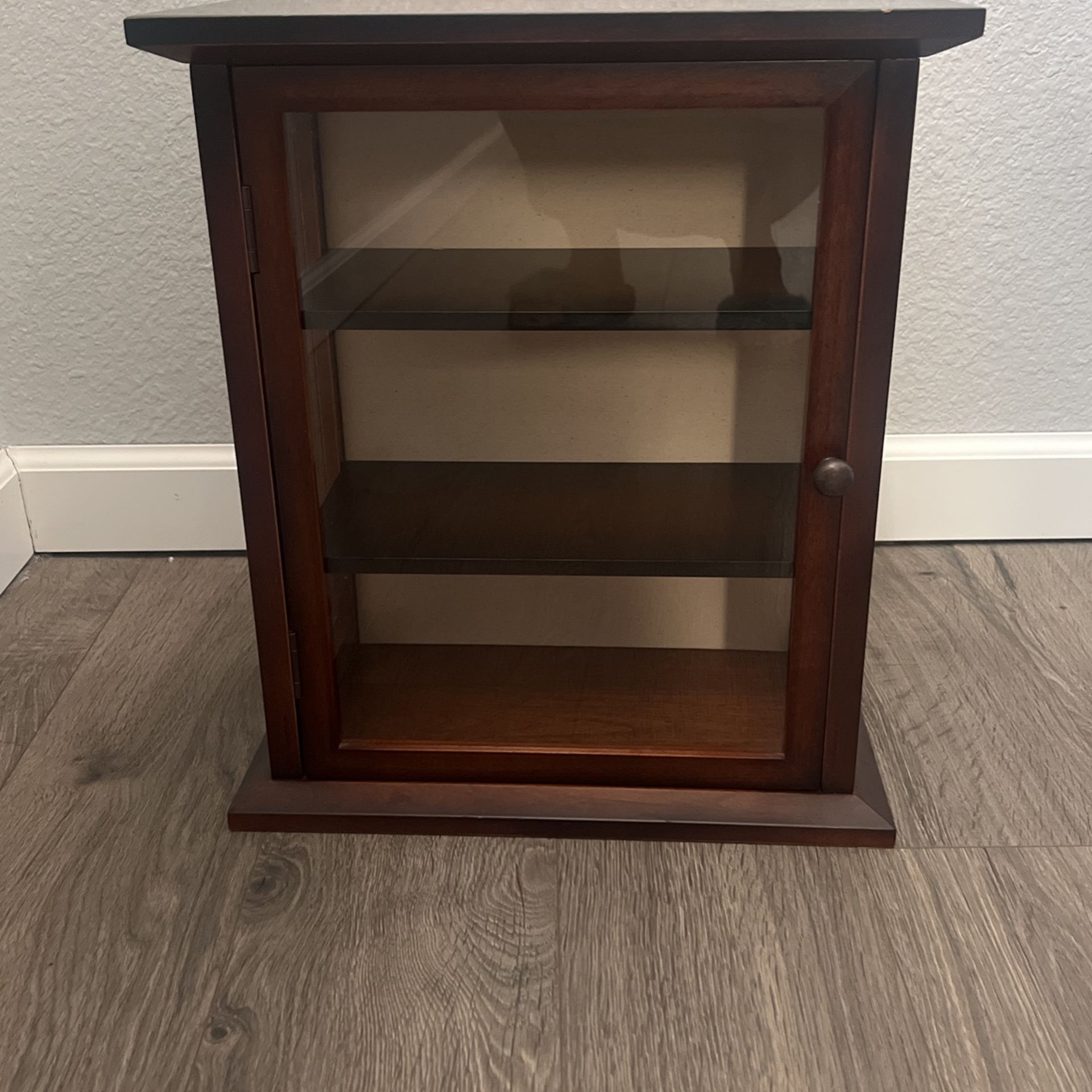 Pottery Barn Hanging curio Cabinet