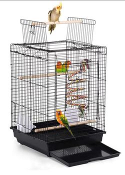 Yaheetech Open Play Top Travel Bird Cage.