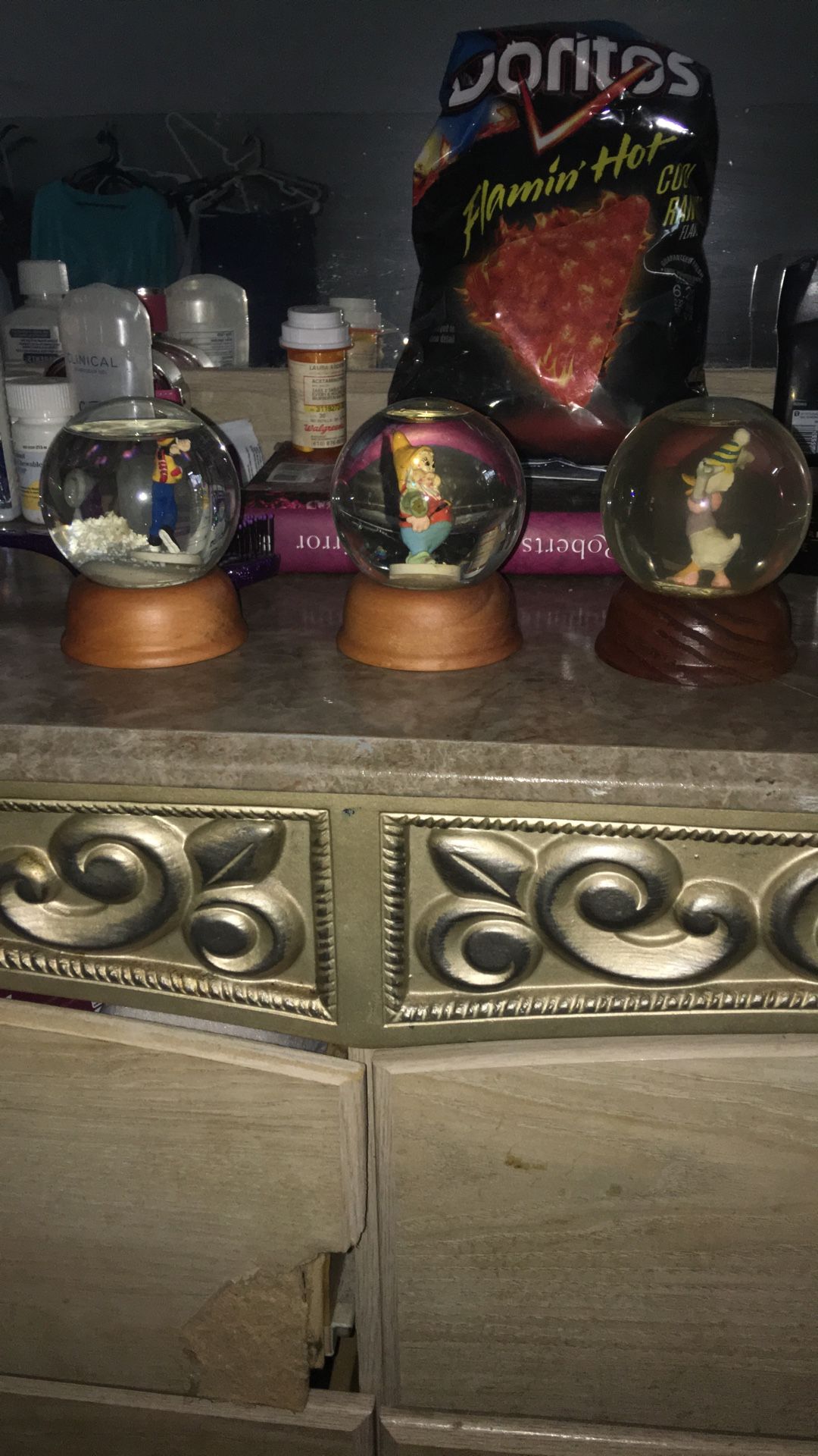 Disney Snow Globes From 1960.