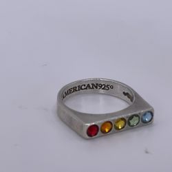 Sterling Silver Alex And ANI Rainbow Ring 7