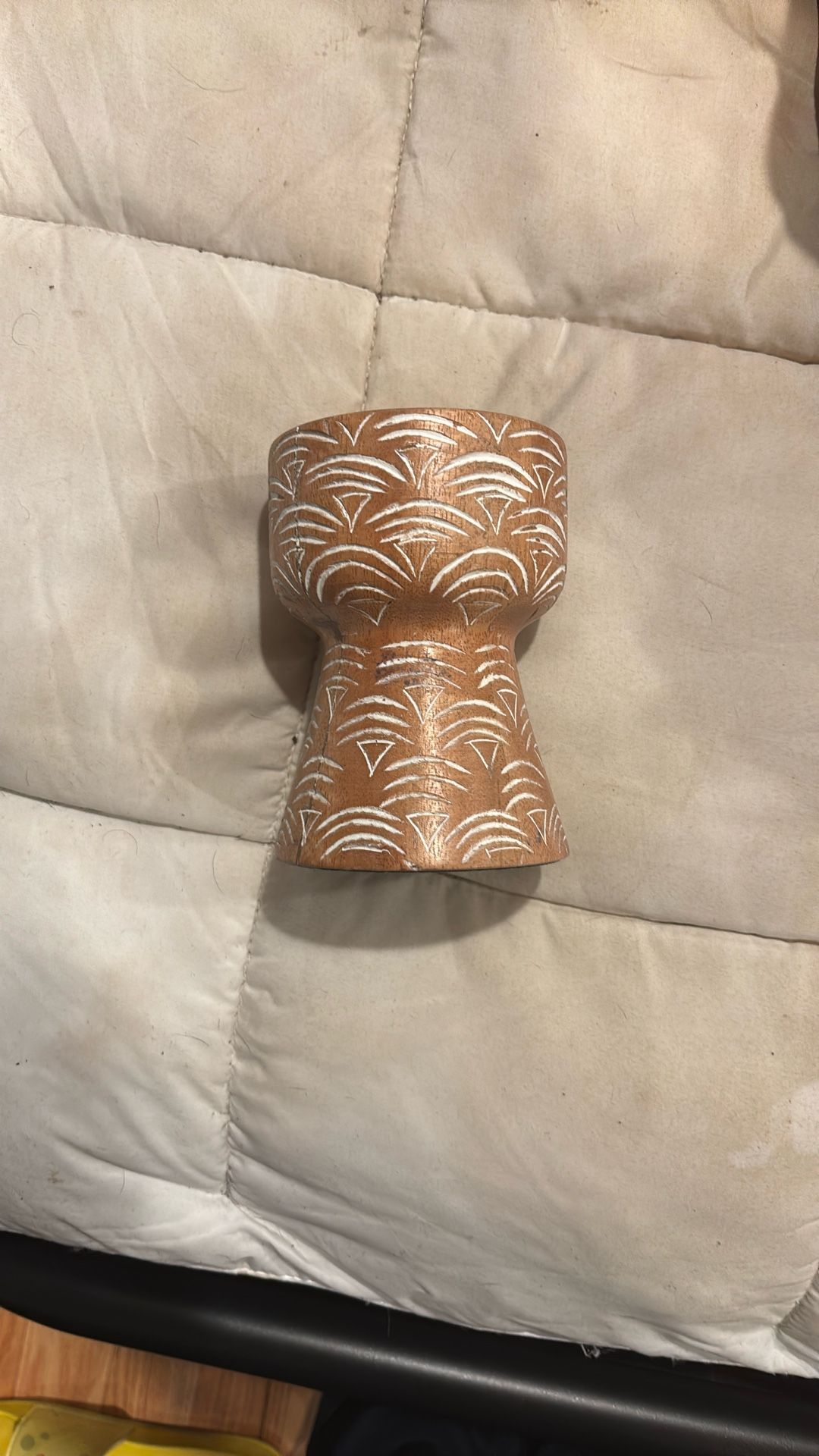 Opalhouse Vintage Wooden Pillar Holder