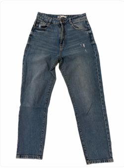 Zara High Rise Mom Jeans