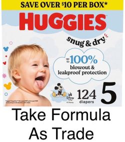Huggies Snug & Dry Size 5 Diapers 124 Count